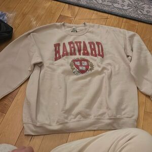 Oversized Harvard crewneck very cozy and soft